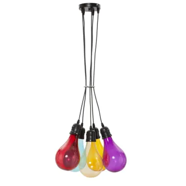 Lampa wisząca OKLAHOMA 5-punktowa 40x135 cm (szkło Ø 3,5 cm)